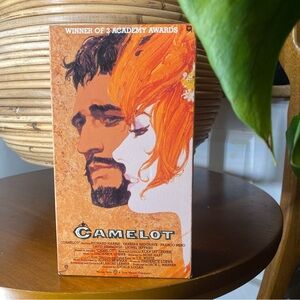 Camelot VHS Movie 1992 Richard Harris, Vanessa Redgrave 2 tape set